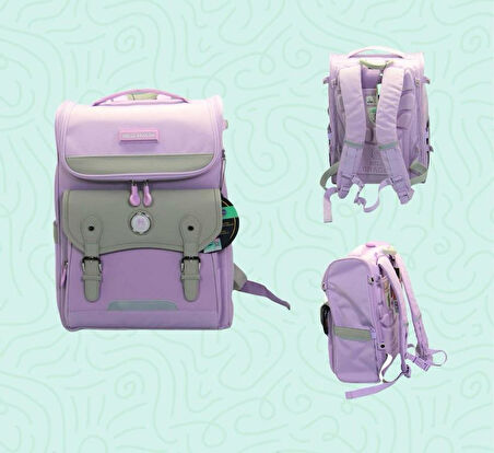 Hello Dragon Okul Çantası Model 13 Mor CN0033