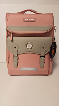 Hello Dragon Okul Çantası Model 13 Pembe CN0034