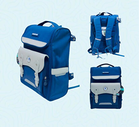 Hello Dragon Okul Çantası Model 13 Mavi CN0032