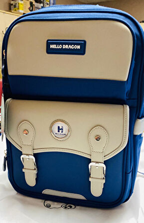 Hello Dragon Okul Çantası Model 13 Mavi CN0032