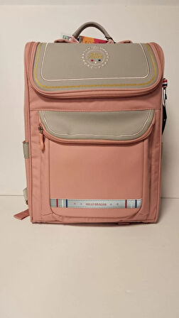 Hello Dragon Okul Çantası Model 14 Pembe CN0037