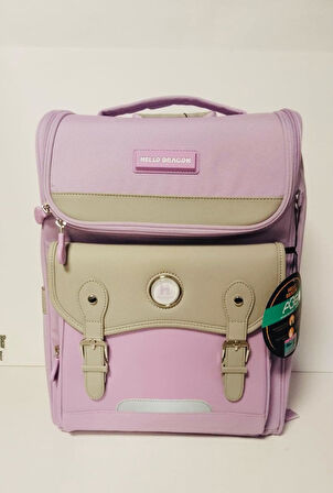 Hello Dragon Okul Çantası Model 12 Mor CN0029