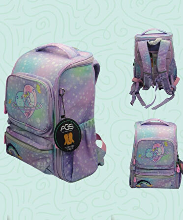 Hello Dragon Okul Çantası Model 18 Mor CN0046