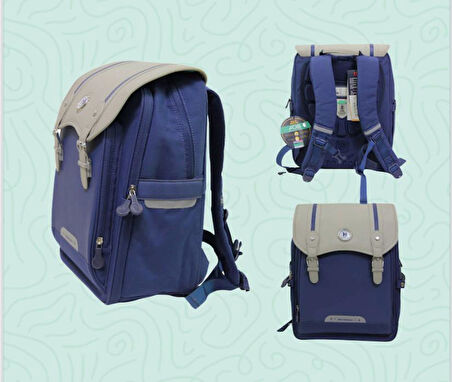 Hello Dragon Okul Çantası Model 19 Mavi CN0047