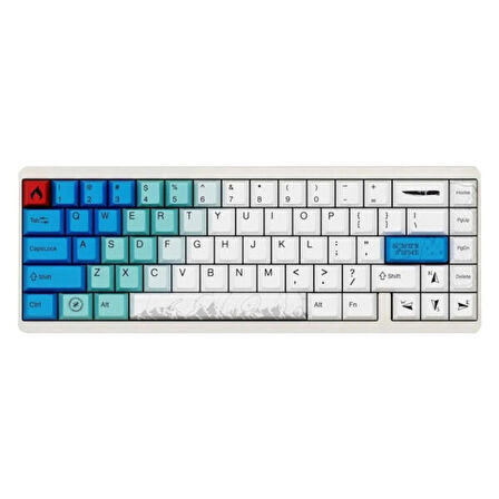 VARMILO Muse65 HE Summit %65 Gateron Magnetic Jade Pro Manyetik Switch Hall Effect RGB Hotswap Mekanik Gaming Klavye