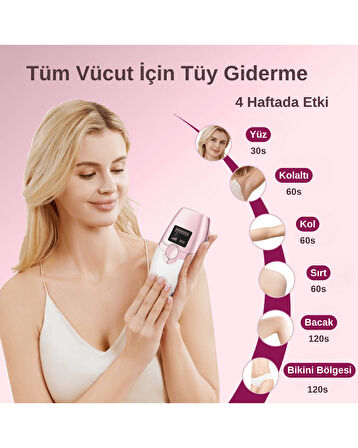 pure es T4 Taşınabilir IPL Lazer Epilasyon Cihazı 