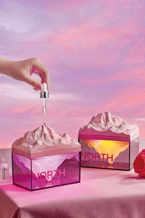 uryport Z4 Kuzey Okyanus Temalı Gece Lambası Özellikli BT Kablosuz Hoparlör - Pembe