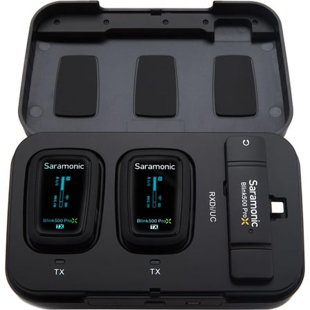 Saramonic Blink500 ProX B4 IOS Uyumlu 2 Kişilik Kablosuz Yaka Mikrofonu
