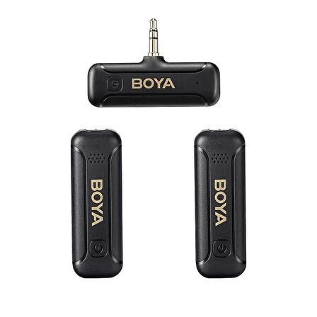 Boya BY-WM3T2-M2 3.5mm İkili Kablosuz Mikrofon