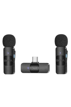 Boya BY-V20 Ultra Kompakt İkili Type-C Kablosuz Yaka Mikrofonu Outlet