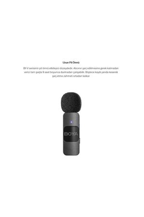 Boya BY-V20 Ultra Kompakt İkili Type-C Kablosuz Yaka Mikrofonu Outlet