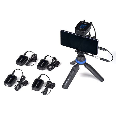 Saramonic Blink500 ProX B8 4 Kişilik Kablosuz Yaka Mikrofonu