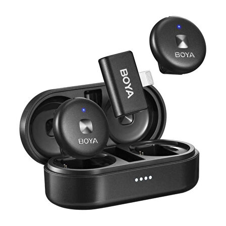 Boya Omic-D Wireless İkili Yaka Mikrofonu Siyah