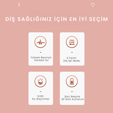 Enchen Mint 3 Pembe Pratik Kullanımlı Değiştirilebilir Başlıklı 3 Kademeli Şarjlı Ağız Duşu