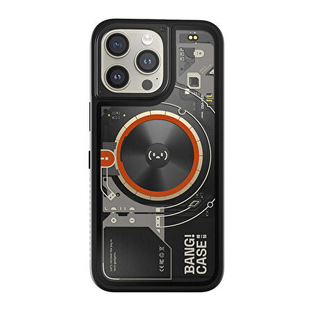 iPhone 15 Pro Max Kılıf Özelleştirilebilir 3 Fonksiyonlu Bluetooth Bağlantılı Bitmo Lab Bangcase Akı