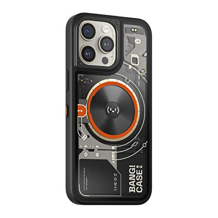 Apple iPhone 14 Pro Kılıf Özelleştirilebilir 3 Fonksiyonlu Bluetooth Bağlantılı Bitmo Lab Bangcase A
