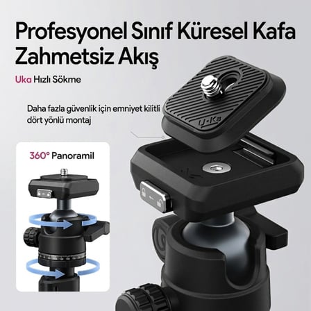 Ulanzi TT59 Yatay Kollu Profesyonel Kamera Tripodu Üstten Çekim Standı - T146