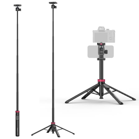 Ulanzi MT-44B 150cm 2 in 1 Otomatik Açılan 4 Ayaklı Selfie Monopod Tripod Siyah - S056