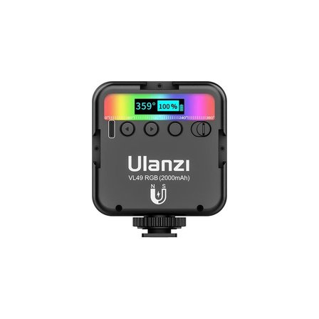 Ulanzi VL49 RGB Mini Vlogger Youtuber Manyetik LED Işık