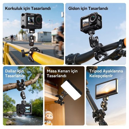 Ulanzi CO78 Super Clamp Magic Arm Dual Ball Head Kit - C084