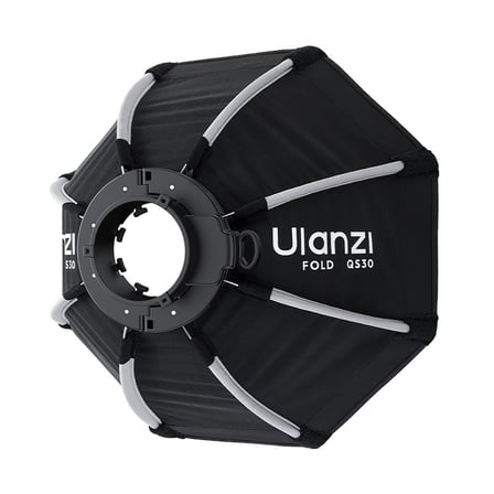 Ulanzi FOLD QS30 30cm Mini Bowens Mount Gridli Octagonal Softbox - L304