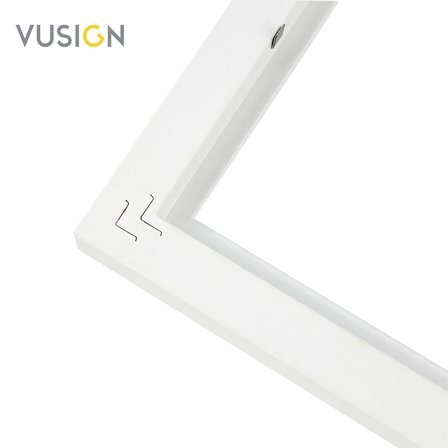 VUSIGN VS651-WH MDF Fotoğraf Çerçevesi 13x18 cm Beyaz Rengi Masaüstü ve Duvar Askılı Çerçeve