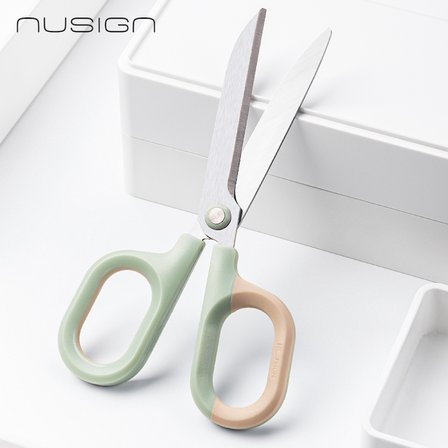 NUSIGN Güç Tasarruflu Makas 145 mm ENS056 Paslanmaz Çelik – Beyaz
