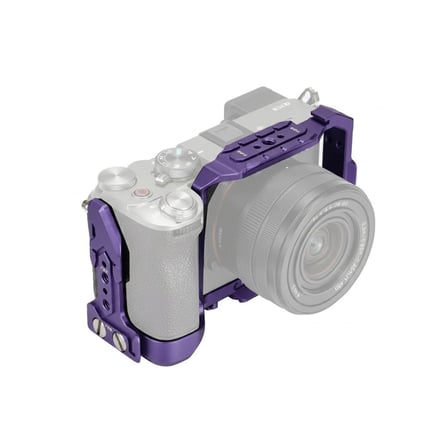 falcam f22 f38 f50 quick release camera cage a7c ii uyumlu kamera kafesi mor - c00b3a01p