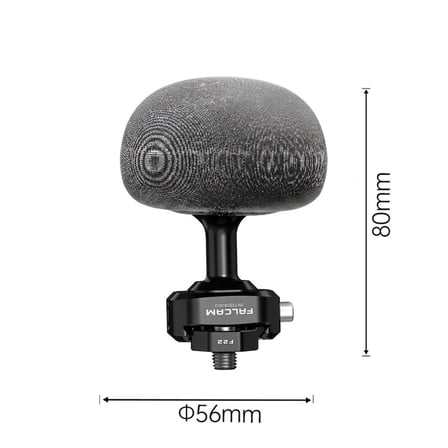 FALCAM F22 Quick Release Mushroom Handle Kamera Tutma Kolu Siyah - 3040B