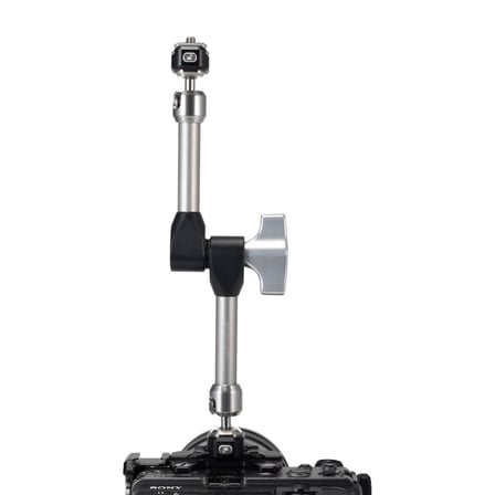 FALCAM F22 Quick Release 7 Inch 360° Çift Ball Head Metal Extension Magic Arm Gri - 2974B