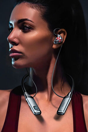 PDAteknoloji AZ-BN02 Boyun Askılı Bluetooth Kulaklık (400mah, 60 saat bekleme)