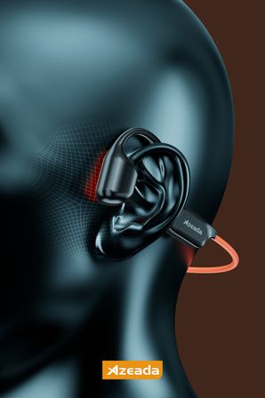 Koşu ve Spor İçin Bluetoothlu Boyun Askılı Kulaklık IP6 Suya Dayanıklı 8 Saat Çalışma Süresi AZ-BN03