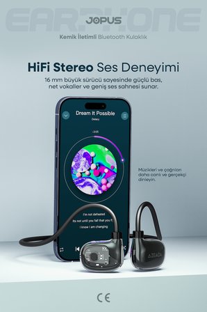 Boyun Bantlı Sporcu Bluetooth Kulaklık Esnek ve Hafif Tasarım 6 Saat Müzik Süresi Siyah AZ-BN06