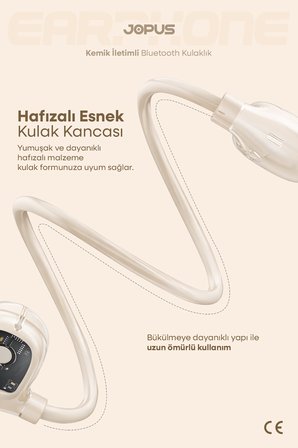 Boyun Bantlı Sporcu Bluetooth Kulaklık Esnek ve Hafif Tasarım 6 Saat Müzik Süresi Pudra AZ-BN06