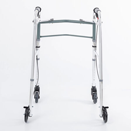 Comfort Plus Wolker Yürüteç | 4 Tekerlekli Frenli, Katlanabilir Alüminyum Gövde, Yükseklik Ayarlı, KF8220L-5