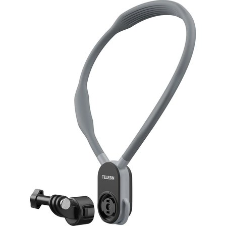Telesın U Shape Neck Holder 2.0 (Max Versiyon) , Aksiyon Kameralar Için Boyun Askısı, Gopro, Djı Osmo Action, INSTA360 Ace Pro Kameralar ile Uyumlu