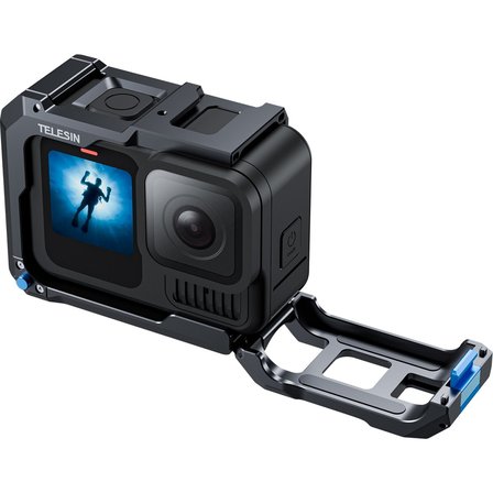 Telesın Gopro HERO13 Black Için Alüminyum Kafes (Gopro Hero9/10/11/12/13 Black Uyumlu)