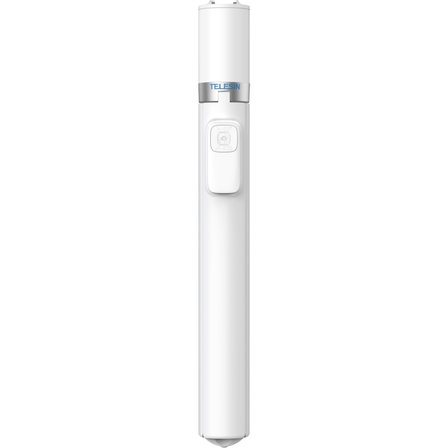 Telesin Bluetooth Özellikli Tripod & Selfie Stick (1.7m) Beyaz Renkli Hafif ve Taşınabilir