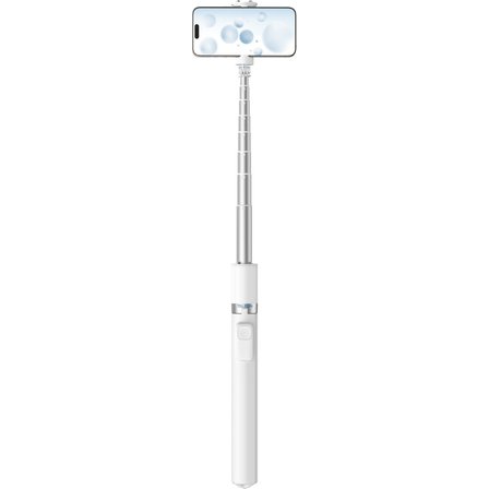 Telesin Bluetooth Özellikli Tripod & Selfie Stick (1.7m) Beyaz Renkli Hafif ve Taşınabilir