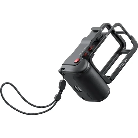 Telesin Djı Osmo Action 3/4/5 Pro Uyumlu Streetgrip Kit (Alüminyum Metal)