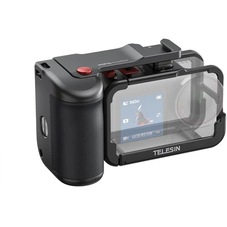 Telesin Djı Osmo Action 3/4/5 Pro Uyumlu Streetgrip Kit (Alüminyum Metal)