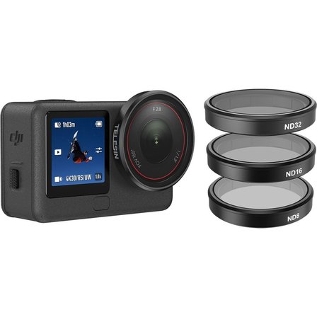 Telesın Osmo Action 6 Nd Filtre Seti (Cpl+Nd8/16/32)