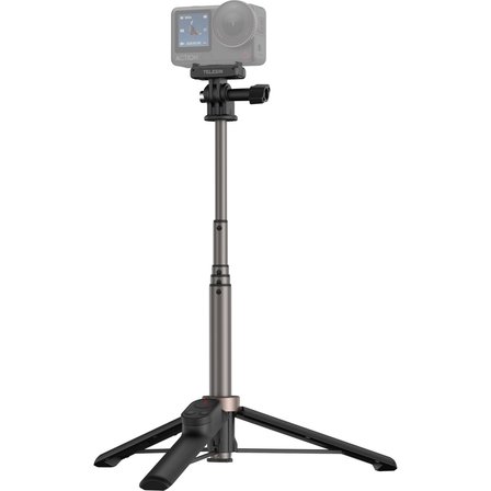 Telesın Uzaktan Kumandalı Selfie Stick (Djı, Gopro ve Cep Telefonu Uyumlu) - Djı Osmo Action4/5/6 ve Gopro HERO11/12/13 Uyumlu