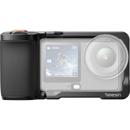 Telesin Osmo Action 6 Için Remote Streetgrip Kit (Bluetooth Kumandalı Sokak Fotoğrafçılığı Kiti)