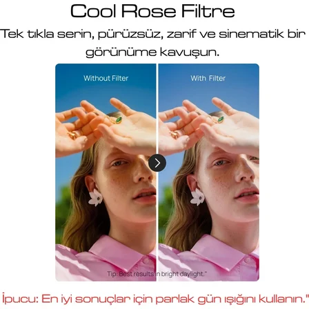 Telesin Osmo Pocket 4p Uyumlu Filtre Kiti (Cpl+Vnd8-32+Cool Rose) - Osmo Pocket 4 Pro Için Filtre Seti