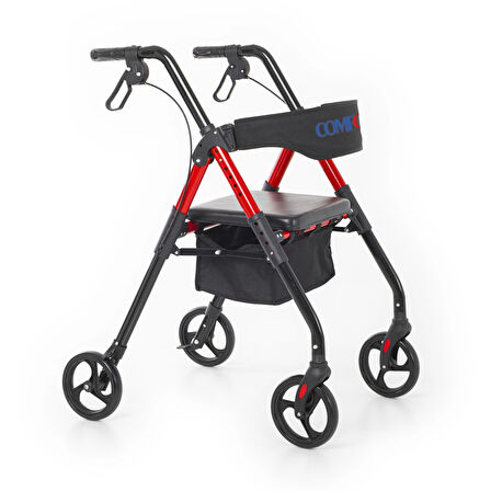 Comfort Plus Lux Rolatör Yürüteç | Ayarlanabilir Oturma Yüksekliği ve Katlanabilir Tasarım DM-9145