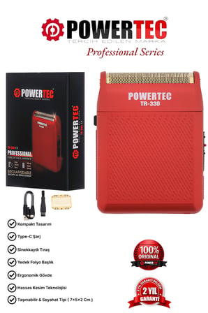 Powertec TR-330 Günlük Sakal Tıraş Makinesi