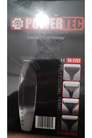 Powertec TR-2727 Black Sakal Traş  Ense Makinası