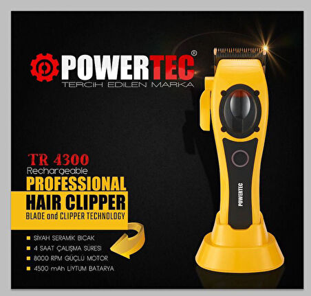 Powertec TR-4300 Saç Kesim Makinesi