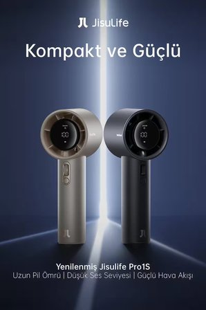 Handheld Fan Pro1 S Güçlü El Fanı 5000mah